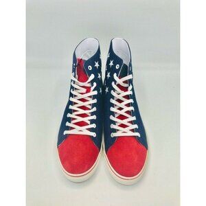 Polo Ralph Lauren Mens Solomon IV 4th Of July Sneakers Blue‎ Patriotic 12 D New